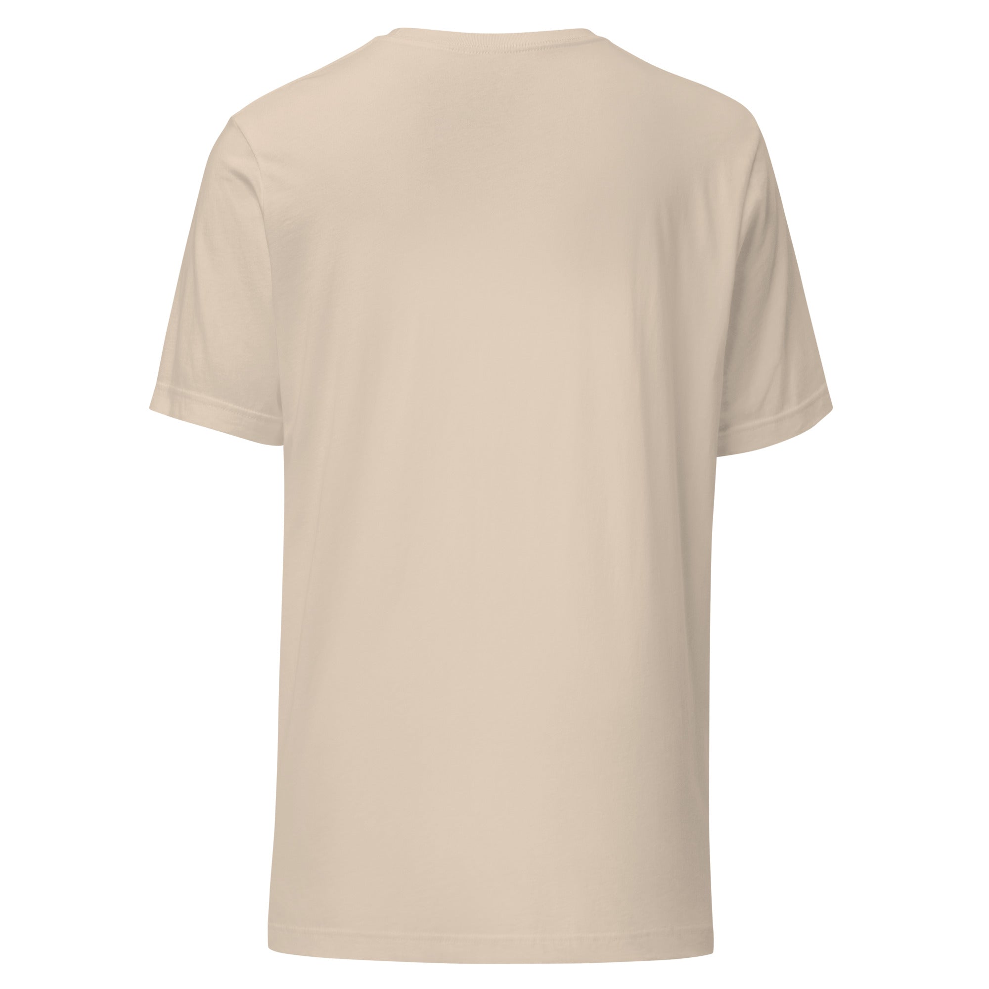 Keep the Red Tee in Soft Cream with plain back, product-only back view